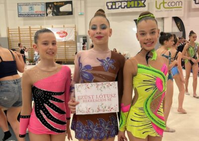 Ezüst lótusz Ritmikus Sport Gimnasztika Egyesület versenyzők