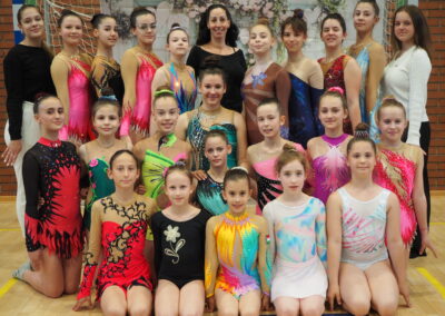 Ezüst Lótusz Ritmikus Sport egyesület csapat kép Dunaharaszti
